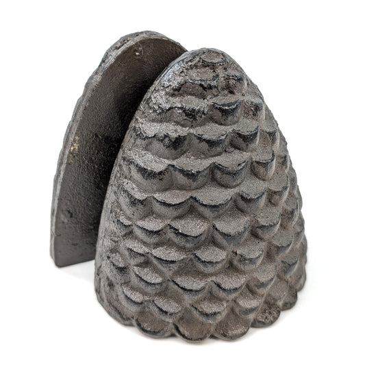 Cast Iron Bookends - Fir Cones