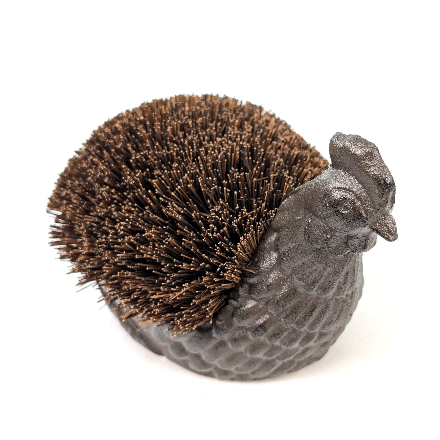 Cast Iron Boot Cleaning Brush - Chicken