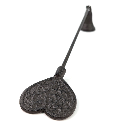 Cast Iron Candle Snuffer - Heart