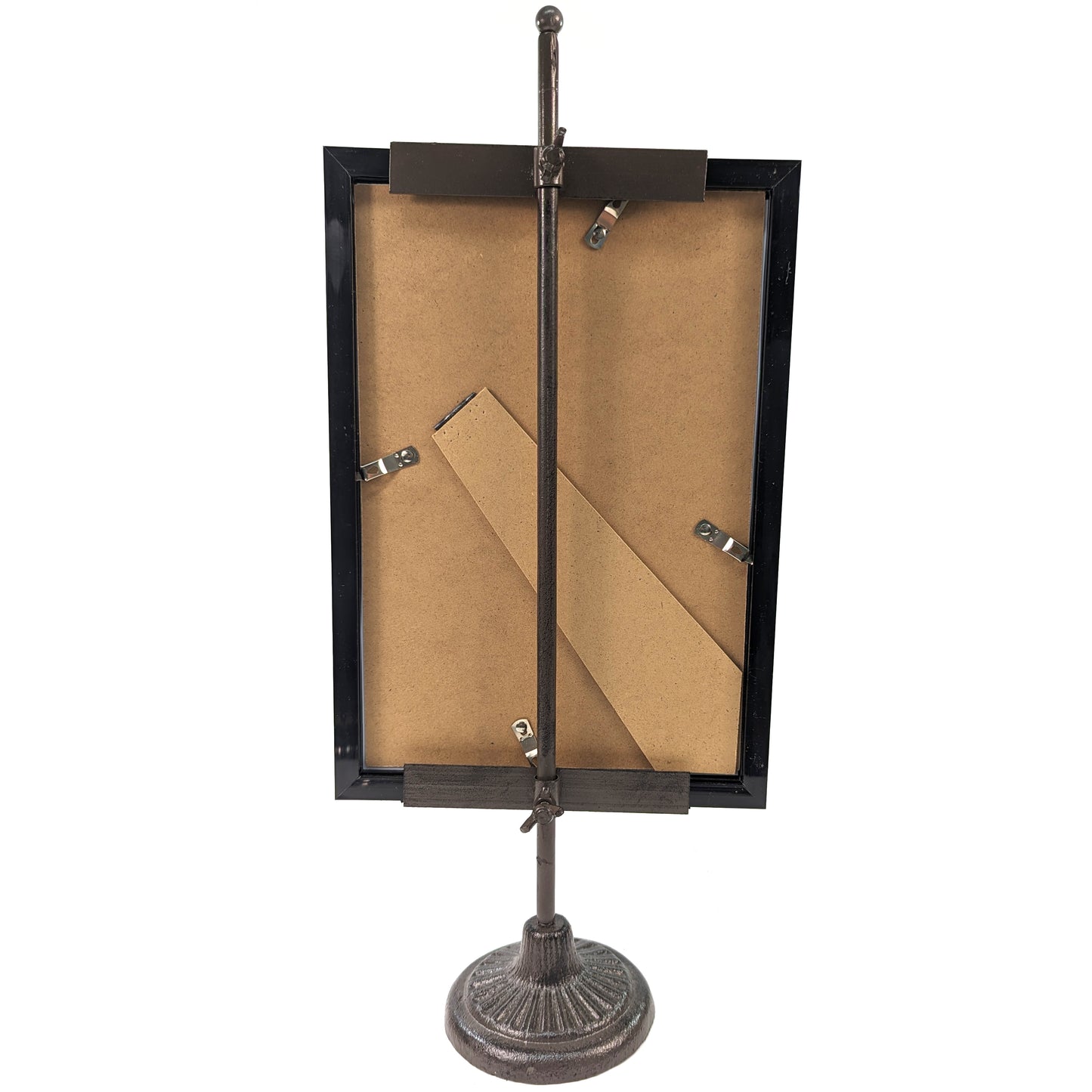 Cast Iron St of Photo Frame Holder & Frame (50cm & 40cm)