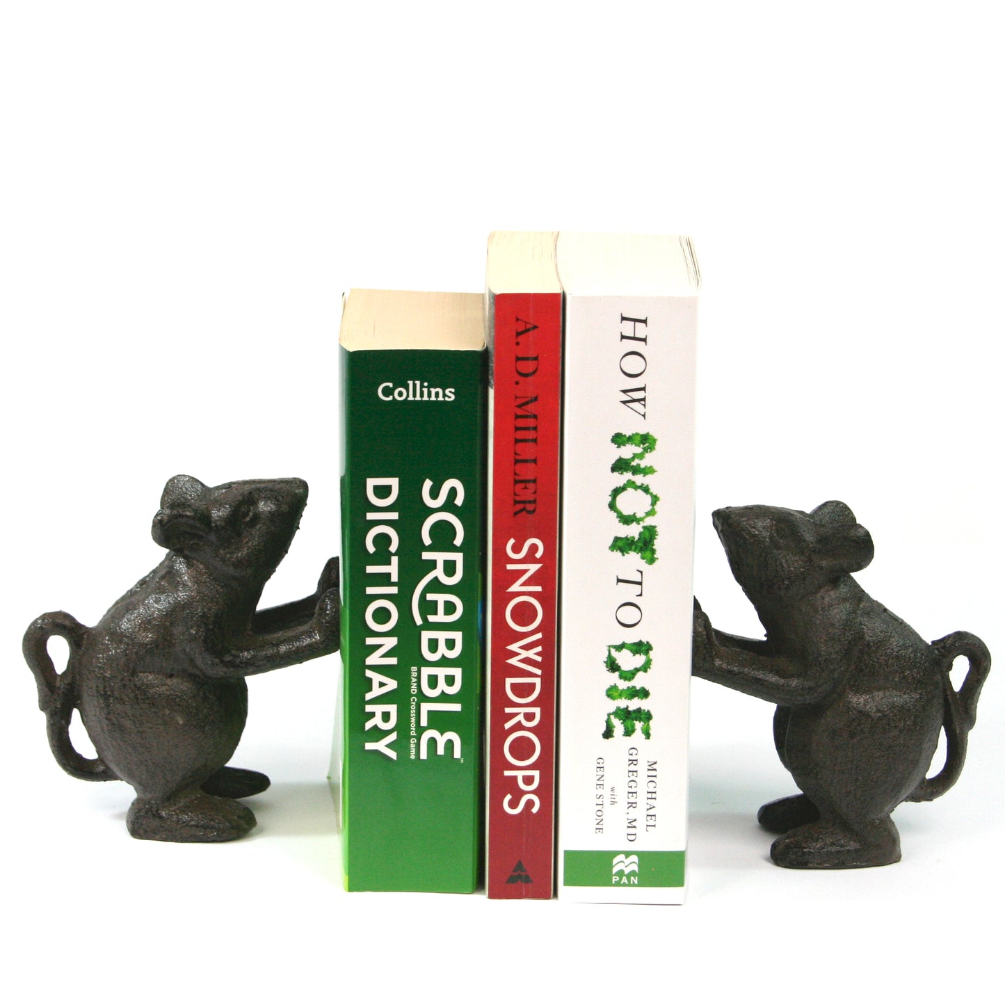 Cast Iron Bookends - Mouse