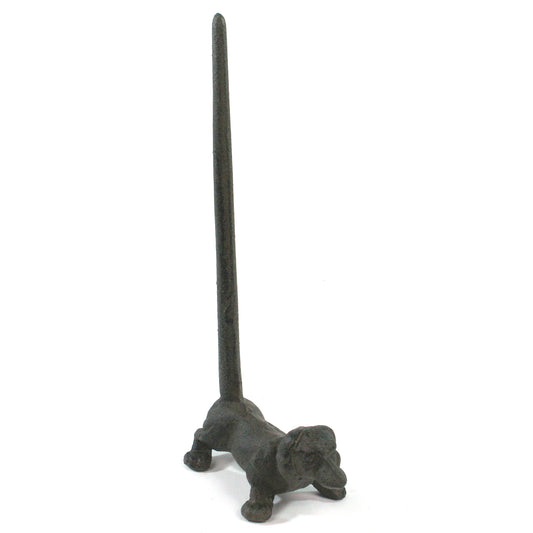 Cast Iron Kitchen / Loo Roll Holder - Dog