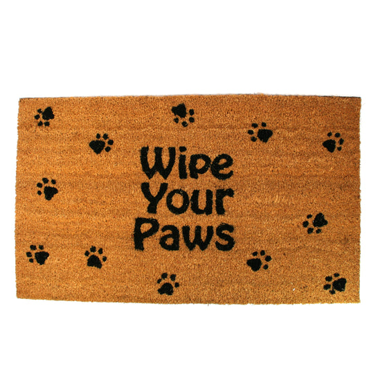 Wipe Your Paws Coir Door Mat