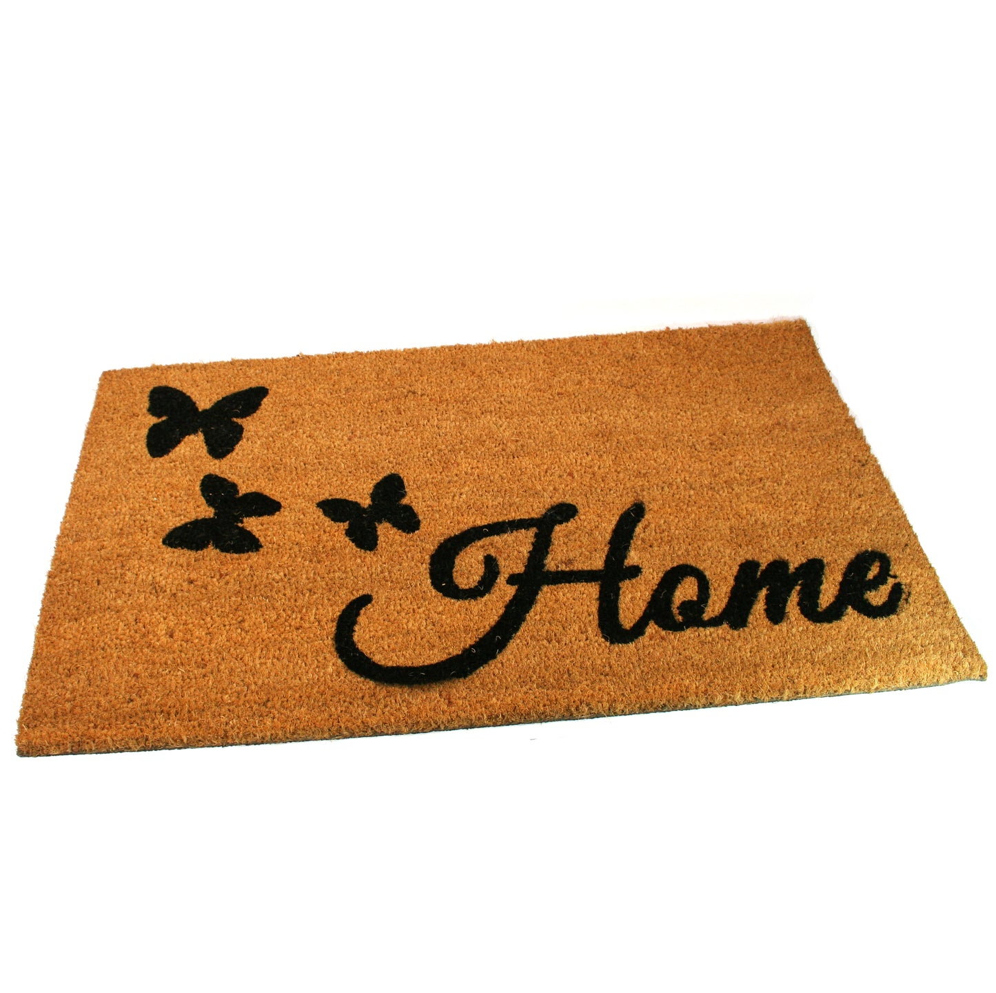 Butterfly Home Coir Door Mat | 75cm x 45cm | Durable, Slip-Resistant, and Eco-Friendly