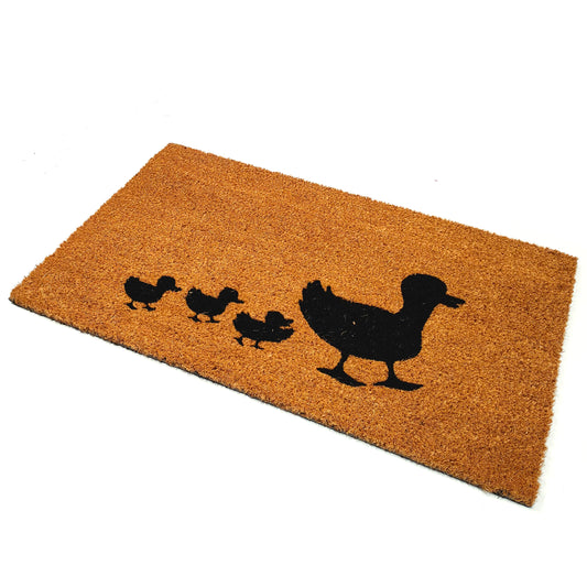 Duck Family Coir Door Mat