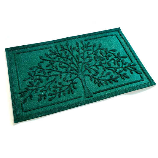 Dark Green Mulberry Tree Moulded Door Mat