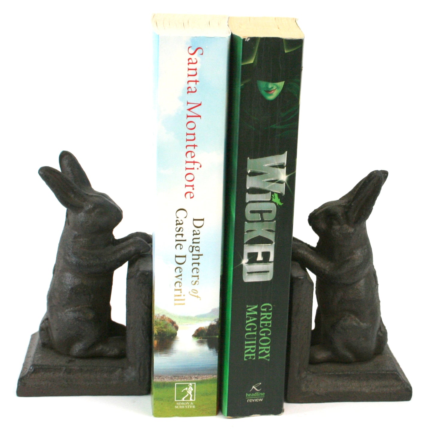 Cast Iron Bookends - Rabbits
