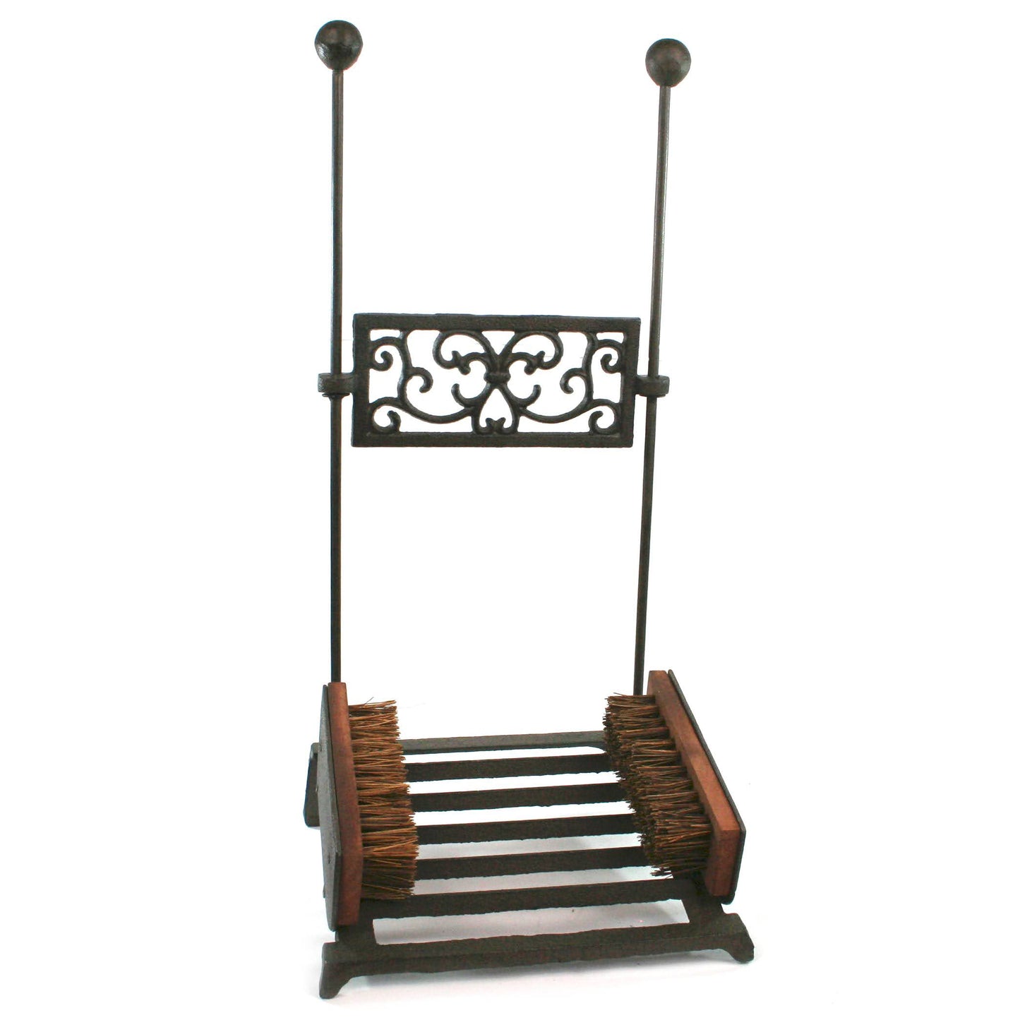 Cast Iron Double Boot Brush, Scraper & Boot Pull – Heavy Duty Traditional Design