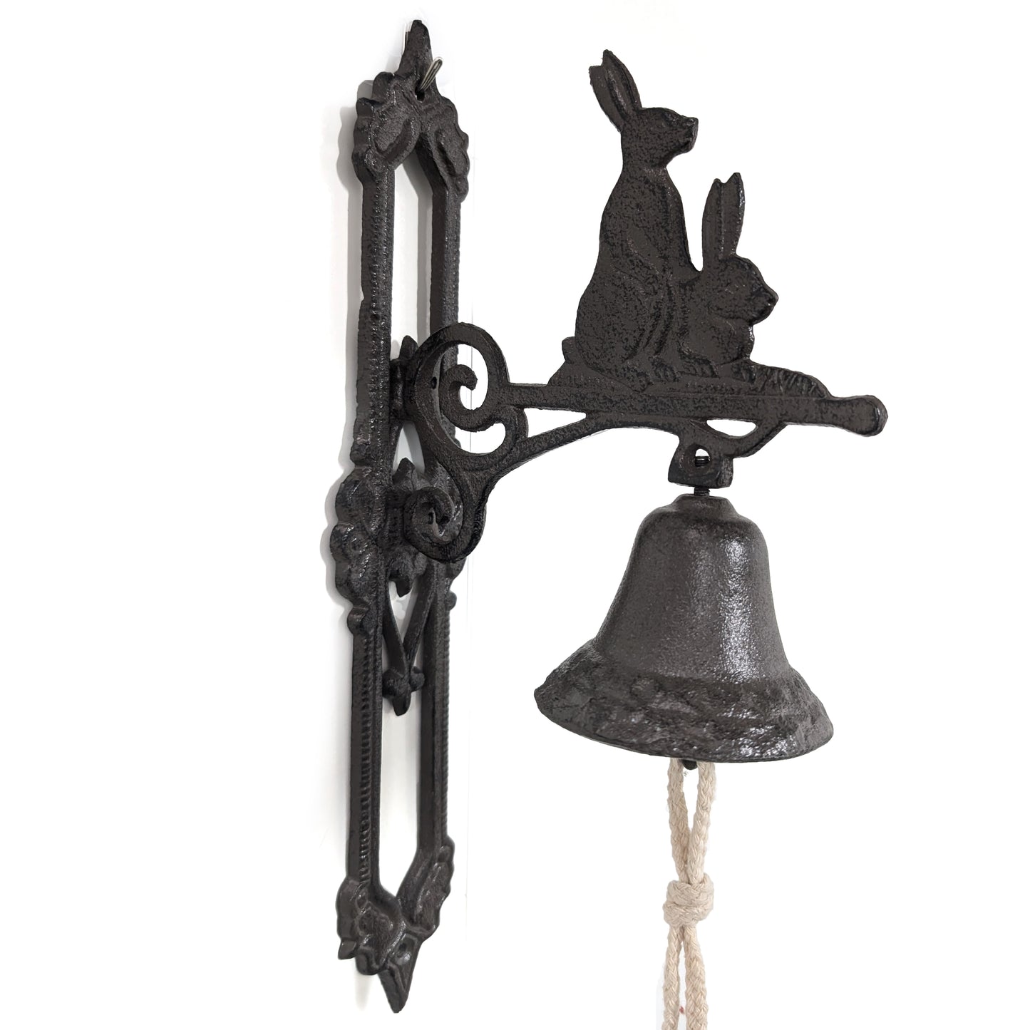 Cast Iron Bell – Rabbit | Wall Mounted Hanging Door Bell