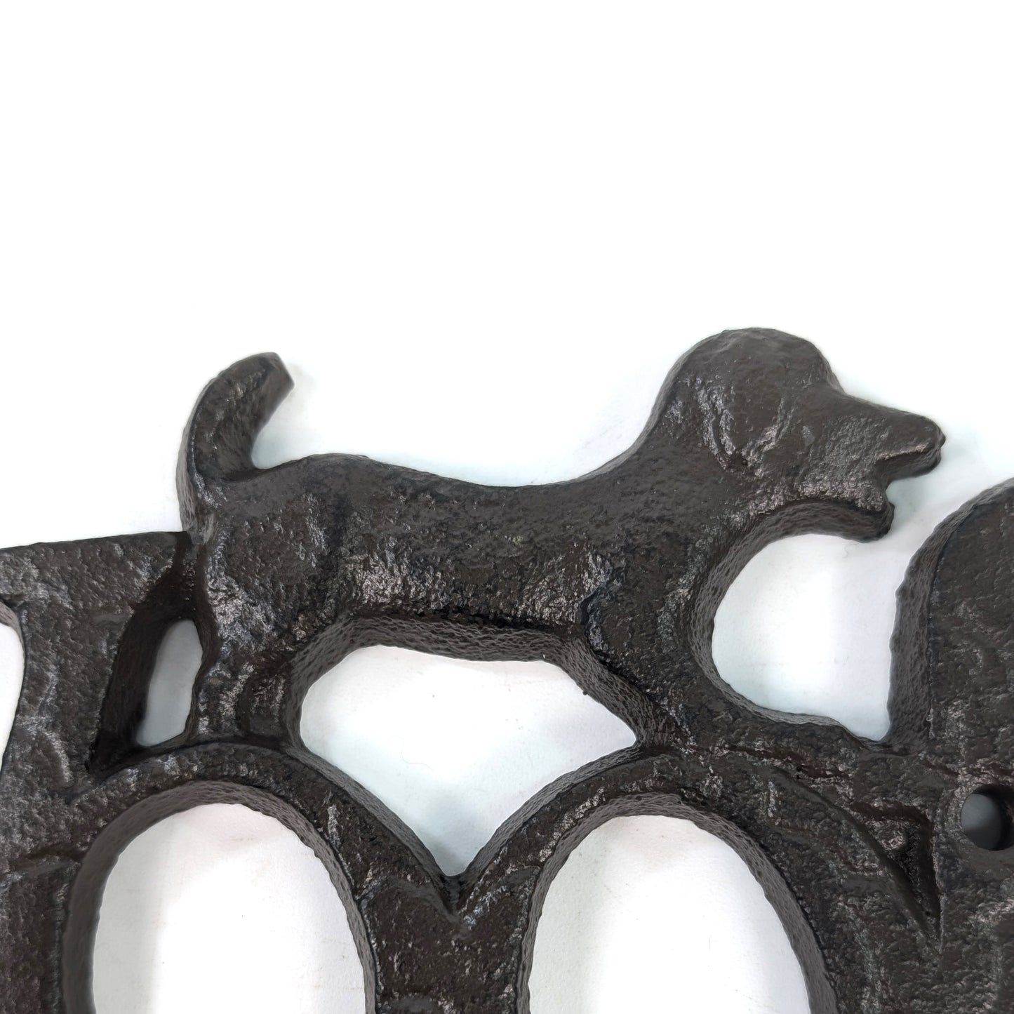 Cast Iron 'Woof' Hooks