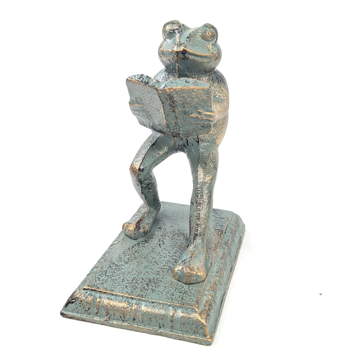 Cast Iron Bookends - Reading Frogs