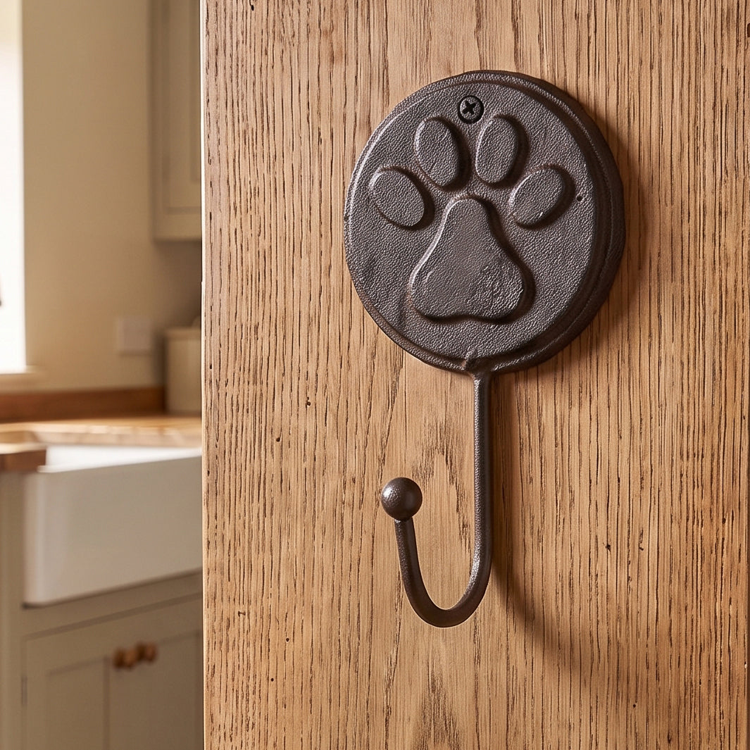 Cast Iron Wall Hook - Paw