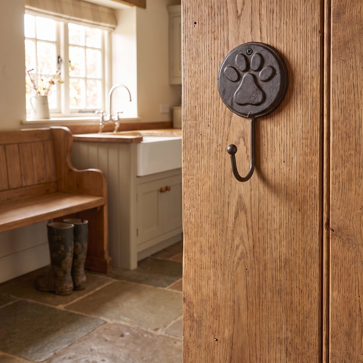 Cast Iron Wall Hook - Paw