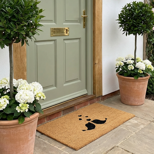 Pair of Love Birds Coir Door Mat