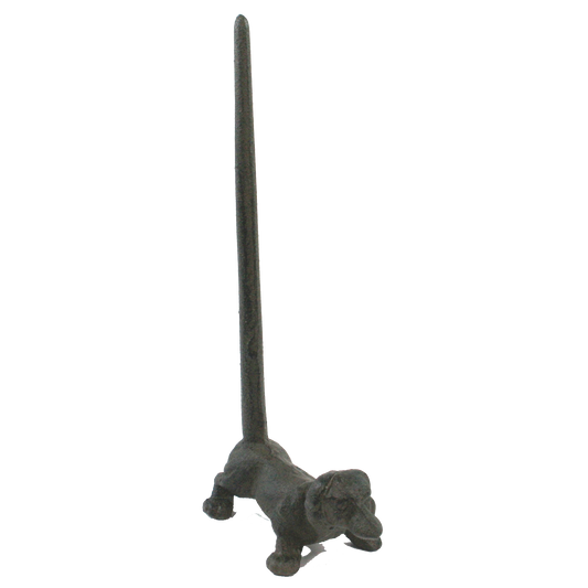 Cast Iron Kitchen / Loo Roll Holder - Dog
