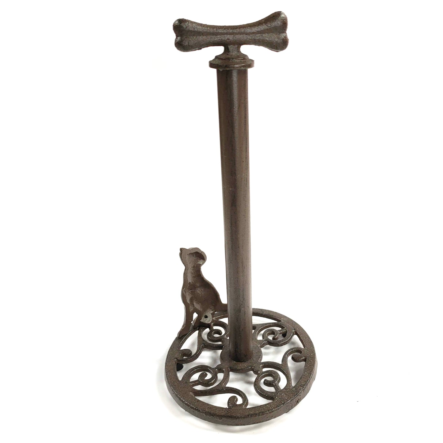 Cast Iron Kitchen/Toilet Roll Holder - Dog