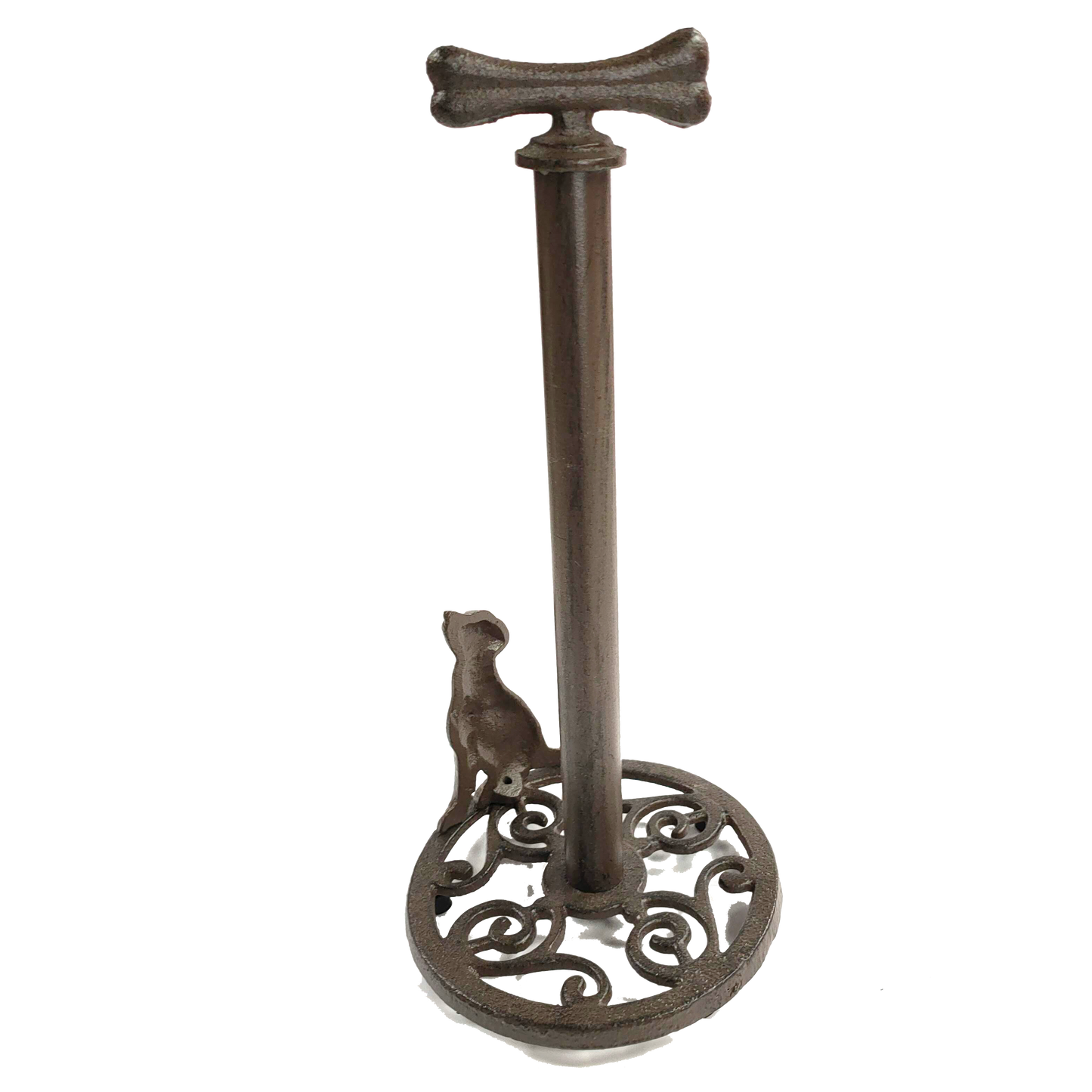 Cast Iron Kitchen/Toilet Roll Holder - Dog