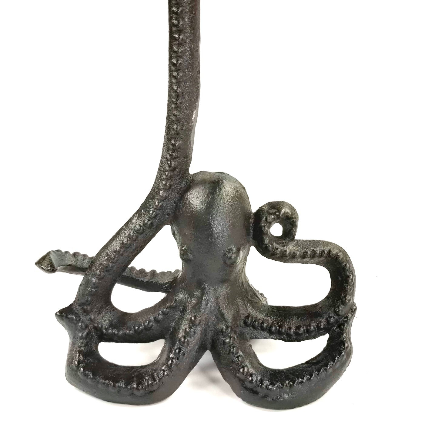 Cast Iron Kitchen / Loo Roll Holder - Octopus