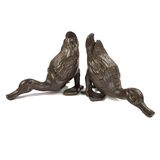 Cast Iron Bookends - Ducks