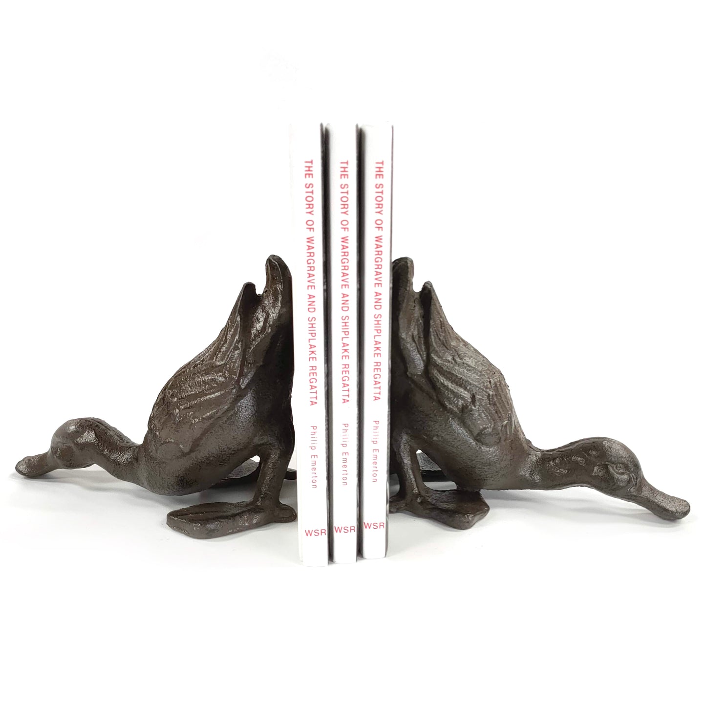 Cast Iron Bookends - Ducks