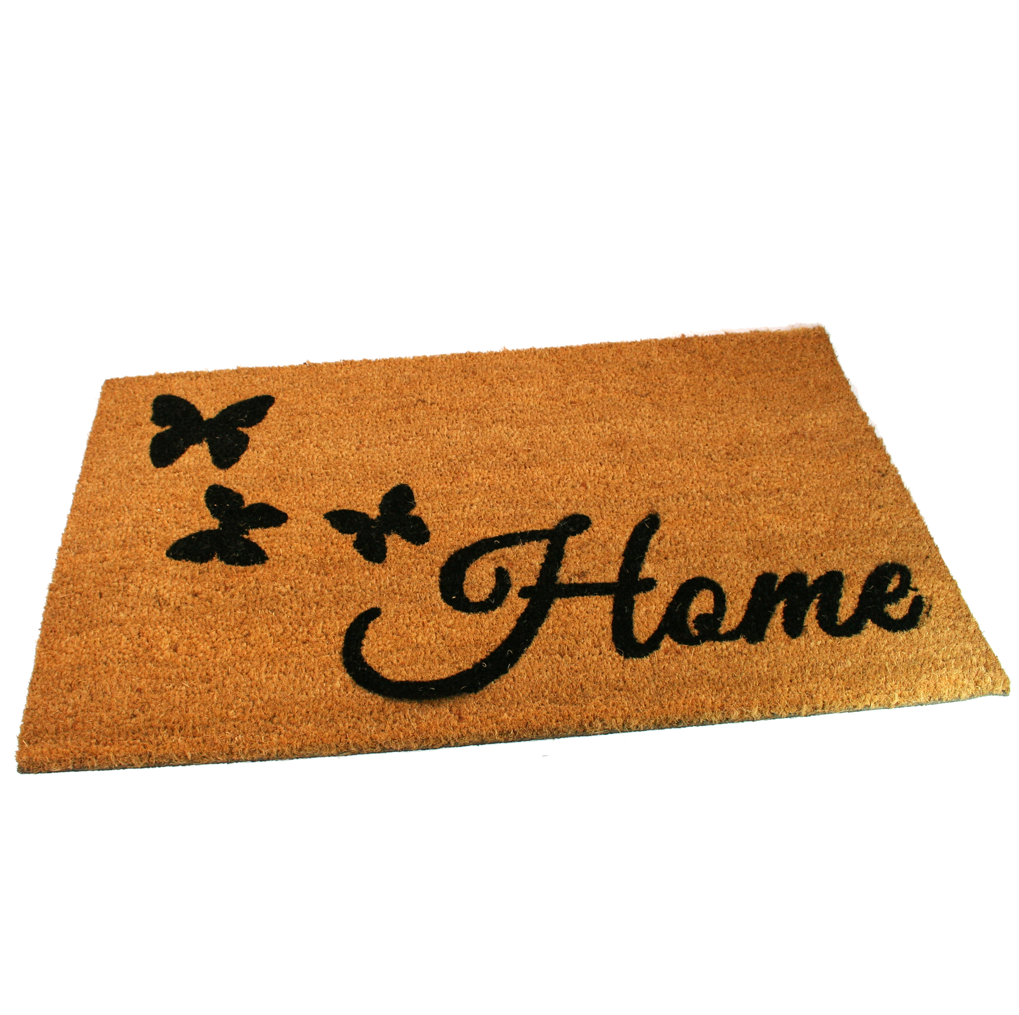Butterfly Home Coir Door Mat | 75cm x 45cm | Durable, Slip-Resistant, and Eco-Friendly