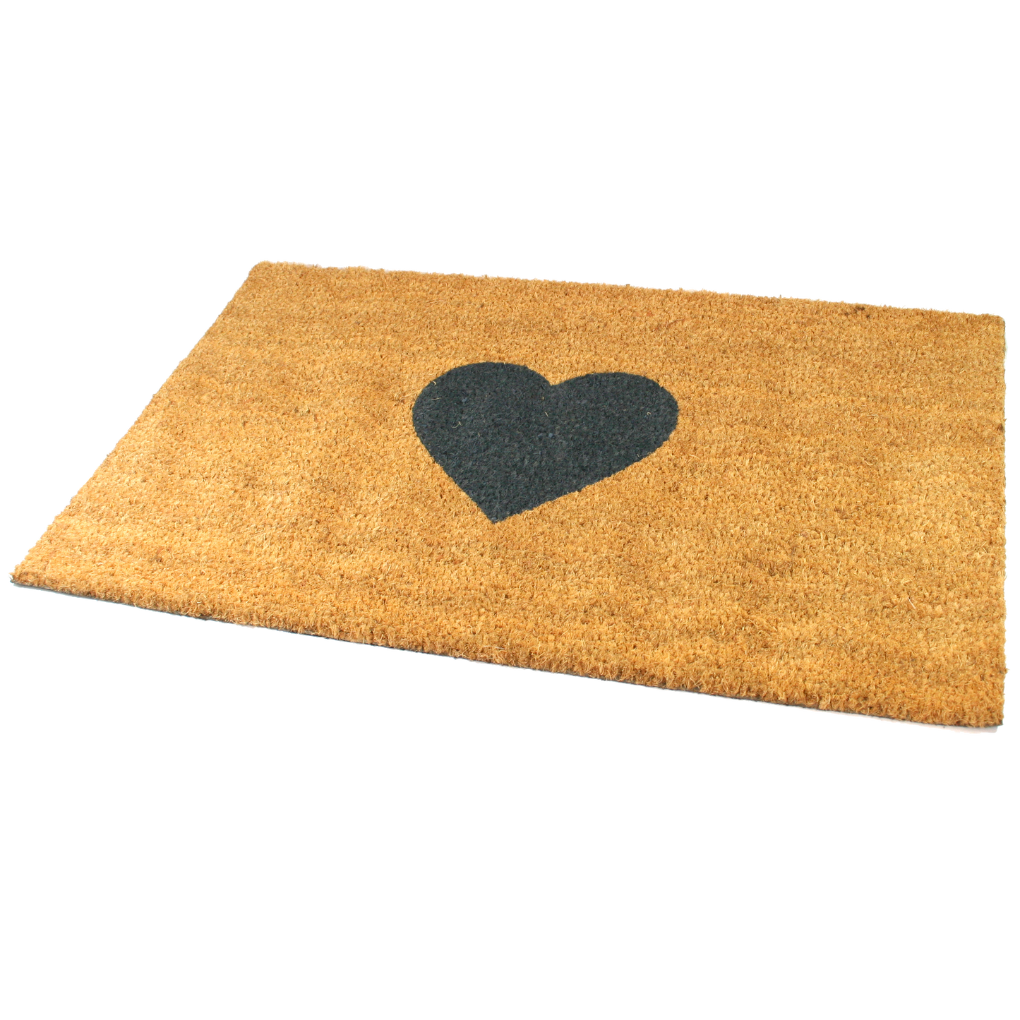 Heart Design Coir Door Mat | 75cm x 45cm | Durable, Slip-Resistant, and Eco-Friendly
