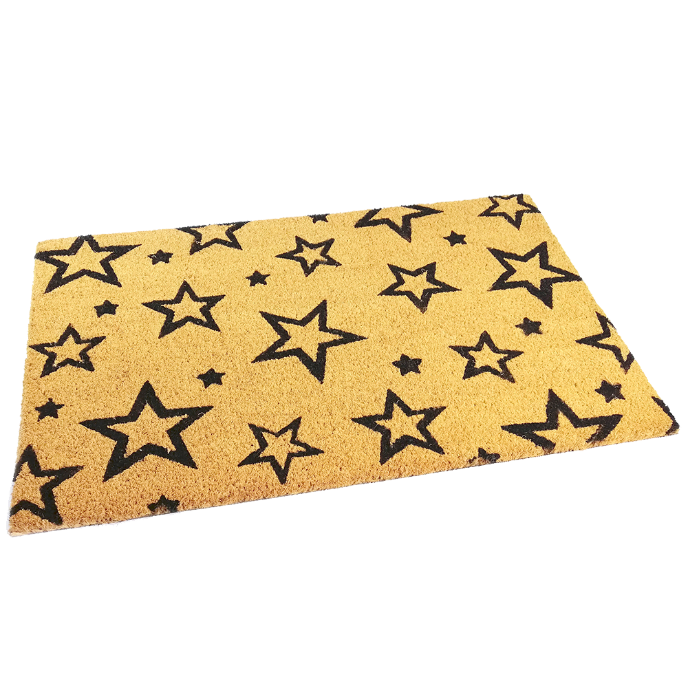 Multi Stars Coir Door Mat