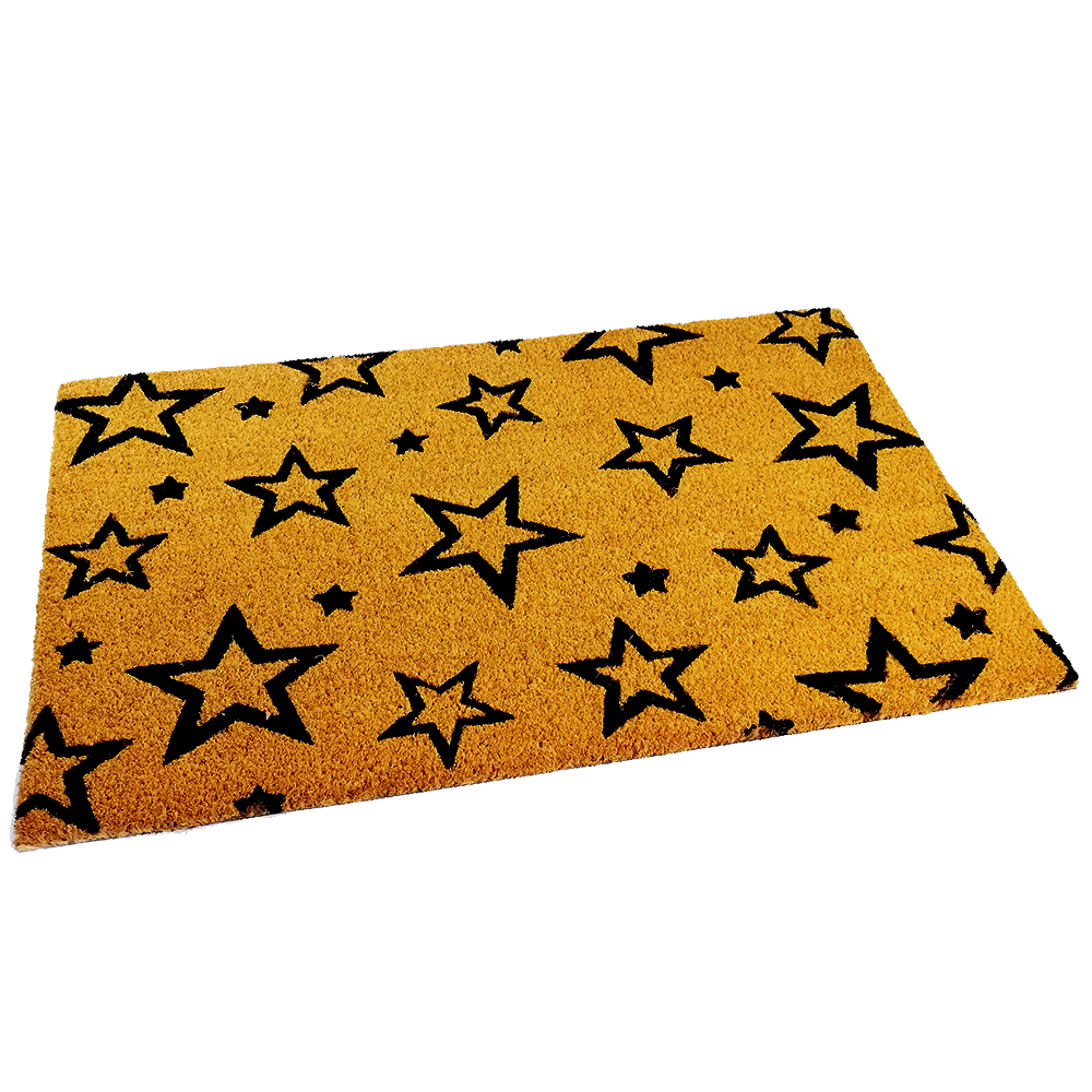 Multi Stars Coir Door Mat